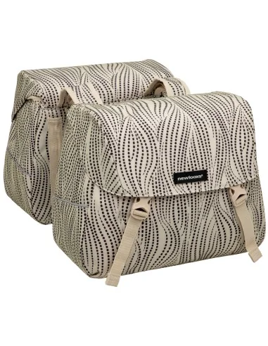 Dubbele fietstas New Looxs Joli Alma 37 liter - 38 x 18 x 30 cm (2x) - sand