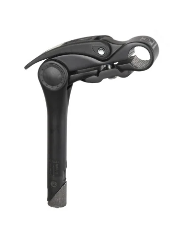 Stuurpen 1" Promax aluminium 0-70° verstelbare hoek met Ø25,4 mm klem - zwart