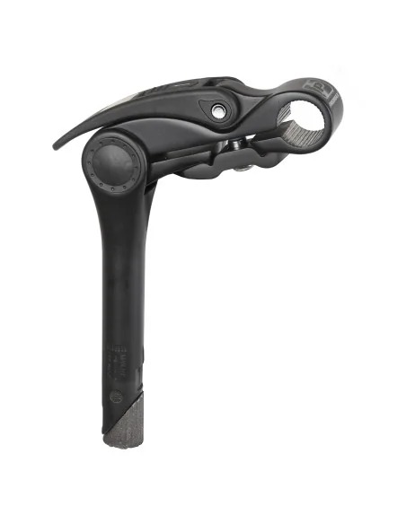 Stuurpen 1" Promax aluminium 0-70° verstelbare hoek met Ø25,4 mm klem - zwart