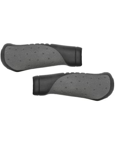 Handvatset Velo Ergogel D2 135/135mm met gelvulling - zwart/grijs