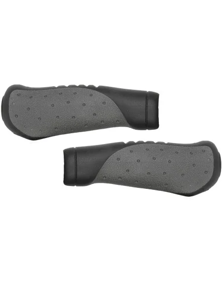 Handvatset Velo Ergogel D2 135/135mm met gelvulling - zwart/grijs