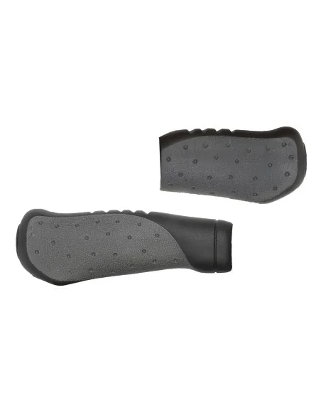 Handvatset Velo Ergogel D2 135/92mm met gelvulling - zwart/grijs