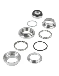 Balhoofd 1a" Neco Ahead voor 25,4mm stuur (B130mm / B230mm) staal - Zilver