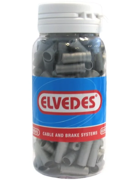 Kabelhoedje Elvedes ø4,3mm PVC - zilver (150 stuks)
