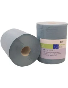 Poetspapier werkplaatsrol 26cm x 190m - zwaar 2 laags papier (2 rollen)