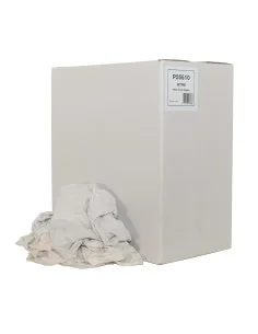 Euro witte poetslappen / poetsdoeken 1e kwaliteit - doos á 10kg