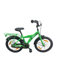 Kinderfiets Bikefun Boost 18 inch met remnaaf - Groen