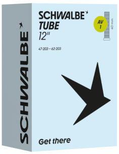 Binnenband Schwalbe AV1 12" 47/62-203 - 45° ventiel