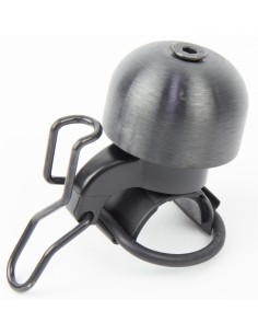 Fietsbel Widek paperclip XXL - zwart/grijs