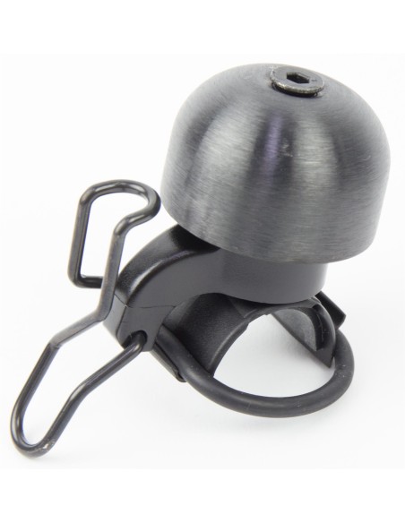 Fietsbel Widek paperclip XXL - zwart/grijs