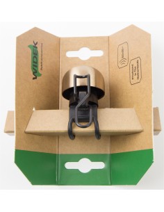 Fietsbel Widek paperclip XXL - zwart/koper 2