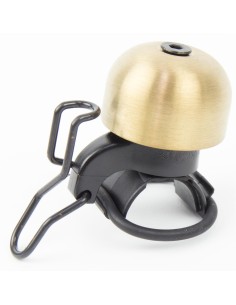 Fietsbel Widek paperclip XXL - goud/zwart