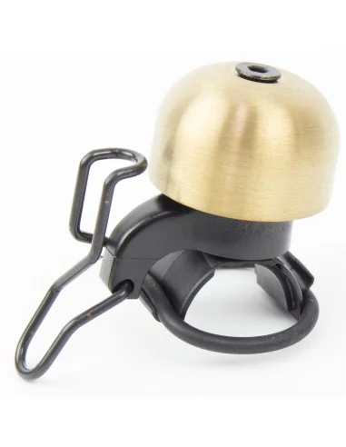 Fietsbel Widek paperclip XXL - goud/zwart
