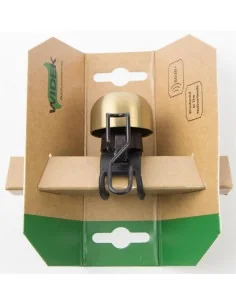 Fietsbel Widek paperclip XXL - goud/zwart 2