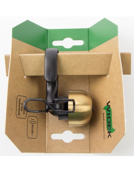 Fietsbel Widek E-bike - zwart/goud