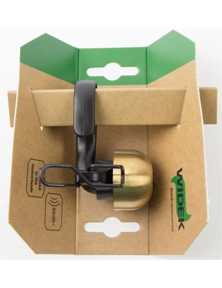 Fietsbel Widek E-bike - zwart/goud