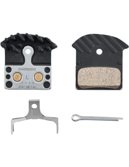 Schijfremblokset Shimano J04C Metal met koelvinnen
