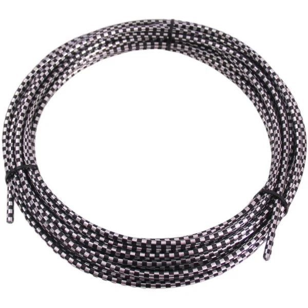 Rem buitenkabel Elvedes met teflon voering ø5,0mm / 10 meter - zwart/chroom (rol)