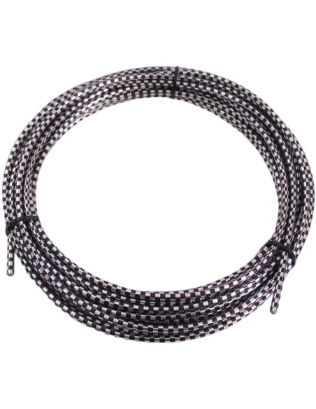 Rem buitenkabel Elvedes met teflon voering ø5,0mm / 10 meter - zwart/chroom (rol)