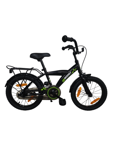 Kinderfiets Bikefun Boost 16 inch met remnaaf - Zwart