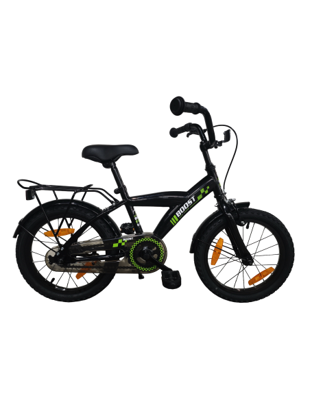 Kinderfiets Bikefun Boost 16 inch met remnaaf - Zwart