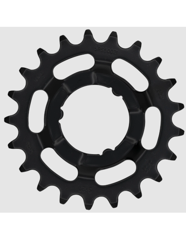 Tandwiel KMC Voor Shimano 21T O-MO Staal 3/32 inch - Zwart