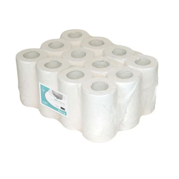 Poetspapier Euro minirol 1-laags 120 meter x 20cm (12 rollen)