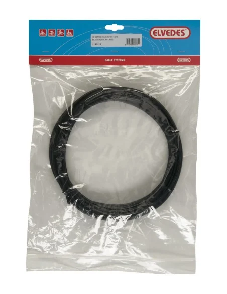 Rem buitenkabel Elvedes zonder voering ø5mm / 10 meter - zwart (rol)