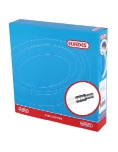Rem buitenkabel Elvedes met teflon voering ø5,0mm / 30 meter - wit (in een doos)