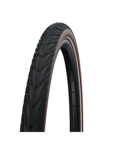 Buitenband Schwalbe Energizer Plus GreenGuard 28 x 1.75" / 47-622 mm - zwart/bruin met reflectie