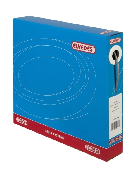 Schakel buitenkabel Elvedes met voering 30 meter / ø5,0mm - zilver (30 meter in doos)