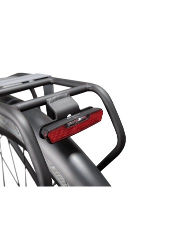 Achterlicht Axa Juno E6-12V met remlicht 80 mm- rood