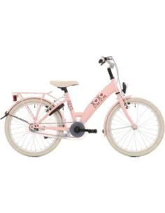 Kinderfiets Bikefun Lots of Love 20 inch met Remnaaf - Roze