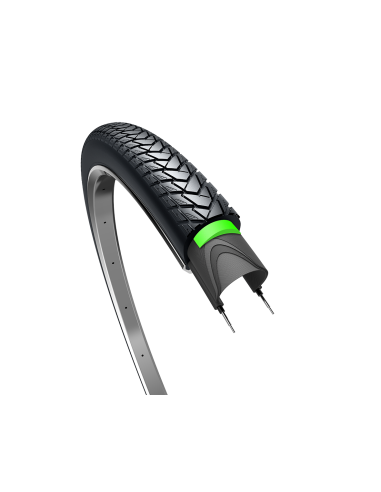 Buitenband Edge Traveller Protect 28 x 1.40" / 37-622mm - zwart met reflectie