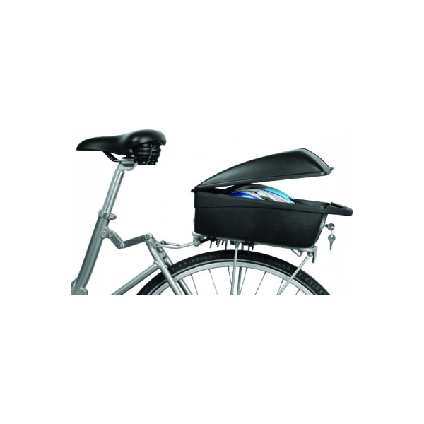 Topkoffer Polisport Luxe - zwart (vaste montage op drager)