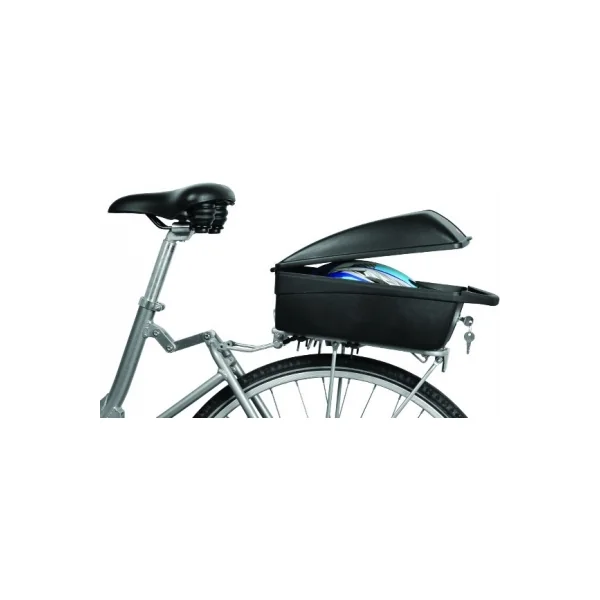 Topkoffer Polisport Luxe - zwart (vaste montage op drager)