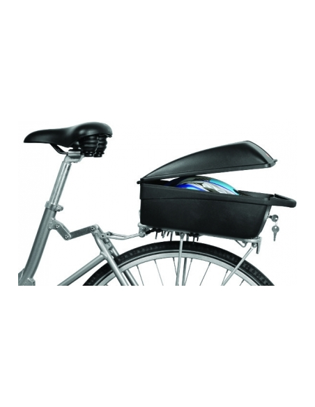 Topkoffer Polisport Luxe - zwart (vaste montage op drager)