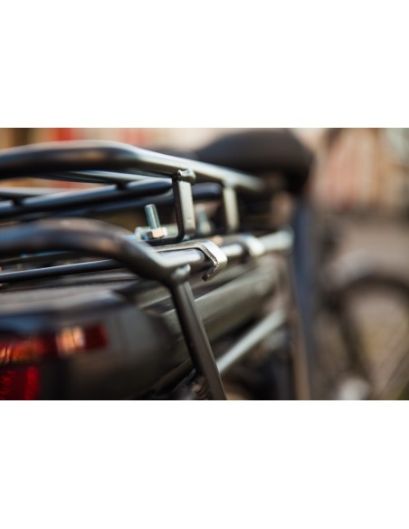 Universele opzetdrager Steco voor de e-bike - mat zwart