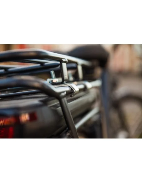 Universele opzetdrager Steco voor de e-bike - mat zwart