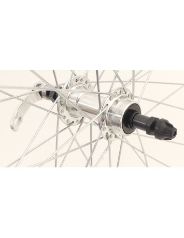 Achterwiel 28 x 1/4" ZAC19 Freewheel QR - zilver