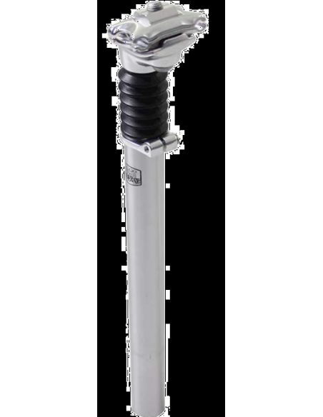 Zadelpen Post Moderne verend ø27,2 mm / 300 mm - zilver