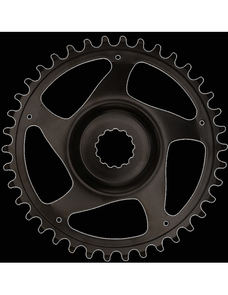 Kettingblad 38T KMC - geschikt voor Bosch generatie 3 - zwart