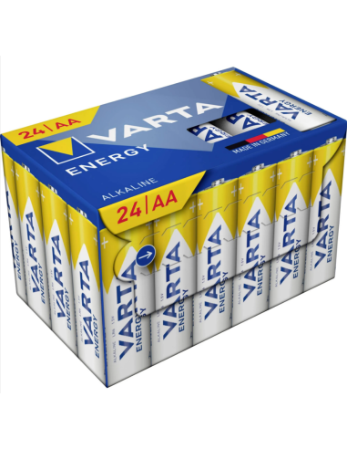 Batterij Varta Energy AA (penlite) 1.5 V - 24 stuks in doosje