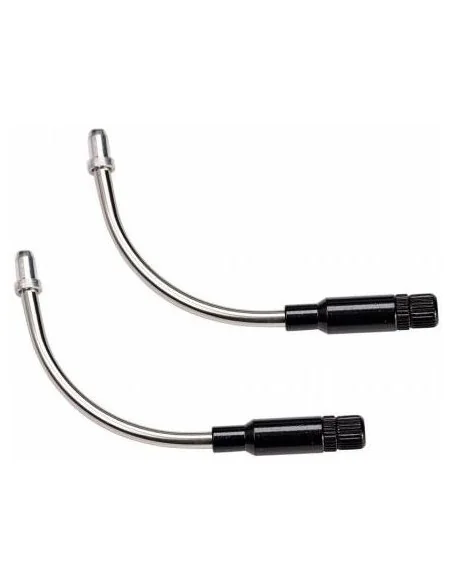 Verstelbare V-brake bochtjes 90° Elvedes RVS (2 stuks)