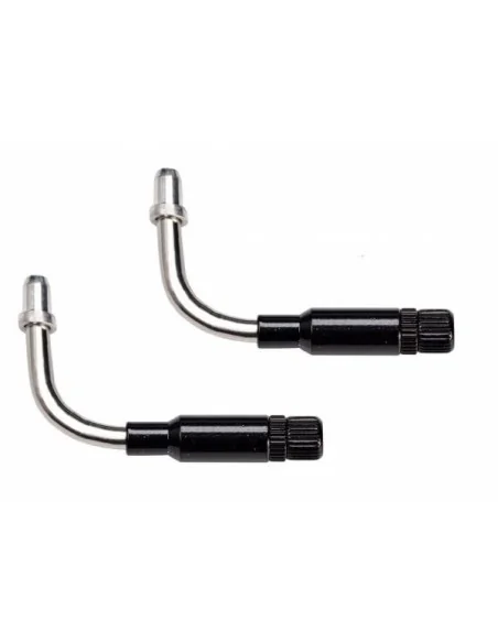 Verstelbare V-brake bochtjes 90°Elvedes RVS - kort model (2 stuks)