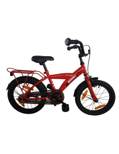 Kinderfiets Bikefun Boost 16 inch met remnaaf - Rood