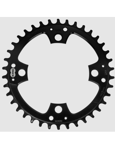 Kettingblad 38T KMC BCD 104 mm - 1/2" x 11/128" narrow wide - zwart