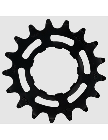 Tandwiel KMC Voor enviolo 17T O-MO Staal 3/32 inch - Zwart