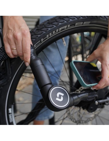 Kettingslot Serea Bold - 125 cm - zwart - ART2 keurmerk