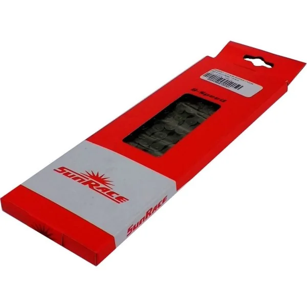 Ketting 8 speed Sunrace CNM84 1/2" x 3/32" - grijs